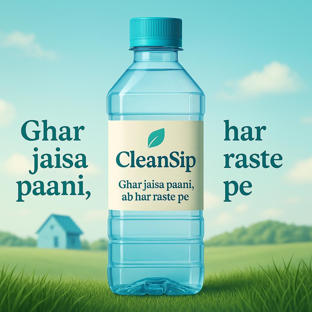 CleanSip 200ml Water Bottle